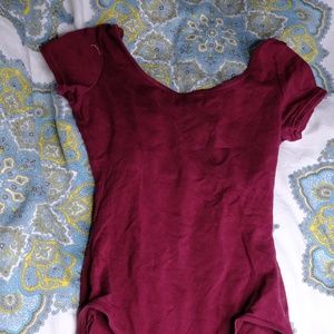 Maroon Capezio Leotard